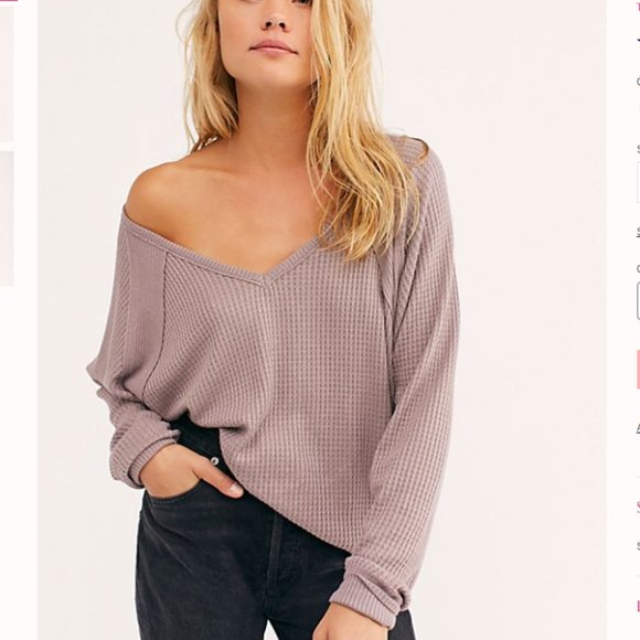 Free People Tops - NWT Free People We The Free Santa Clara Thermal